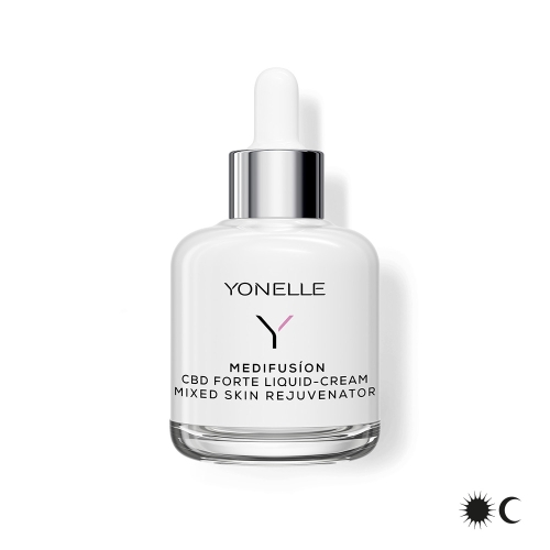 MEDIFUSION FLÜSSIGE CREME MIT CBD FORTE ZUR VERJÜNGUNG DES AUSSEHENS VON MISCHHAUT